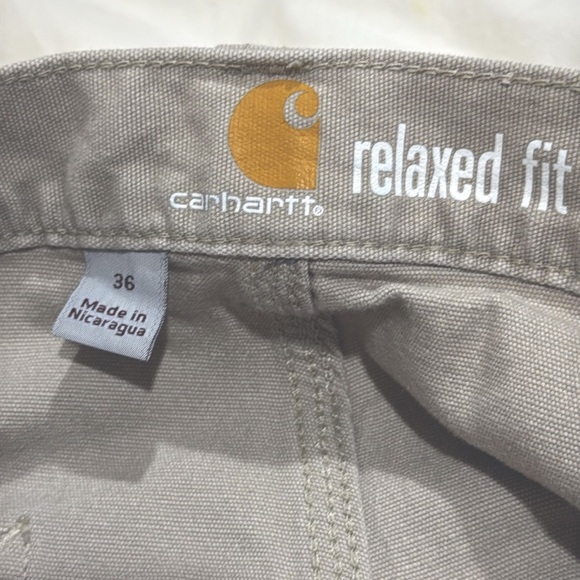 Carhartt Tan Flat Front Shorts Relaxed fit sz 36 - Picture 3 of 4